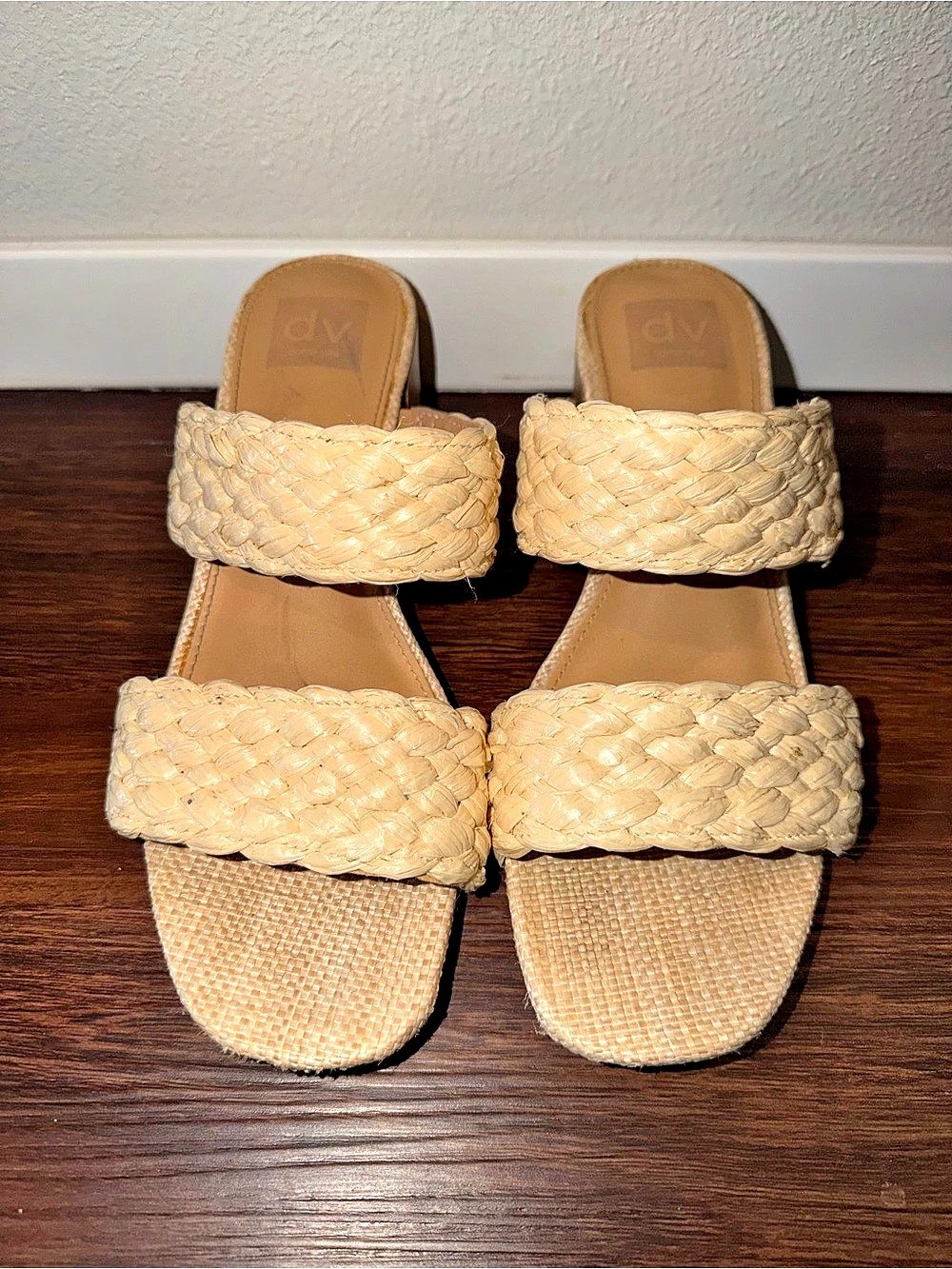 DV by Dolce Vita DV Yacht Raffia Slide Heel Sandals